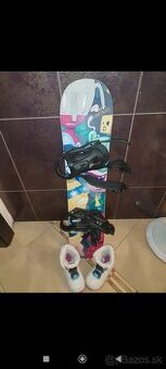 Snowboard detsky BEANY "100" + topánky zn. Reaper veľ.33