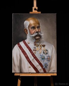 Portrét František Jozef I. - tradičná olejomaľba