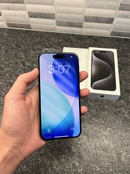 Iphone 15 Pro 128gb black titanium ako novi