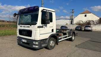 MAN TGL 12.220 4x2 BB hákový naťahovák kontajnerů TECHNOCAR