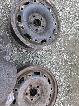 Plechové disky 6Jx14 ET43 5x100 škoda, SEAT, VW