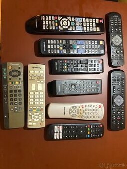 Predám diaľkove ovladače TV samsung, panasonic, philips 10e