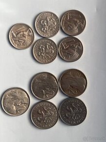 1 koruna a2 koruna ČSR 1946 a 1947, 8 spolu 10€
