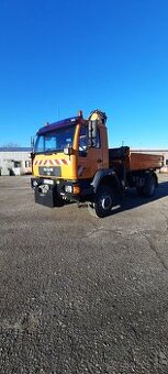 MAN LE 18.250 BB hydraulická ruka 4x4 trojstranný sklápěč