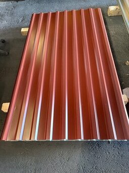 Trapézový Polakovaný plech T-18, 0,40/1072 RAL8012