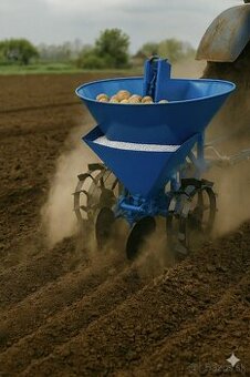 Jednoriadkový sadzač zemiakov k motobloku