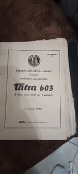Katalog dielov tatra 613