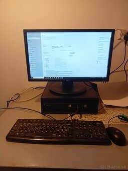 PC Elite Desk a Monitor LG + mys a klavesnica