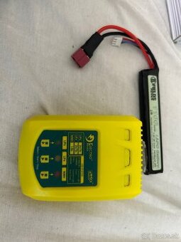 Airsoft bateria nabijačka lipo 7.4V 1100mah a electro river