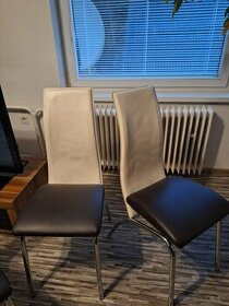 Kožené stoličky