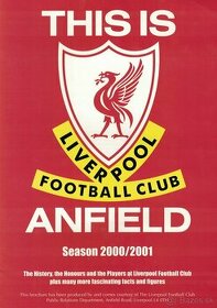 Kartičky futbalistov - Liverpool + šál a program