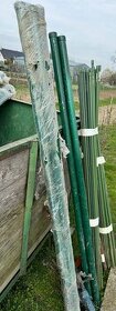 Poplastovaný stlpik 2m zeleny - 1