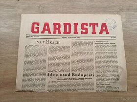 noviny Gardista 5.november 1944, Slovenský štát