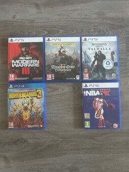 Predám Playstation hry (PS5/PS4).
