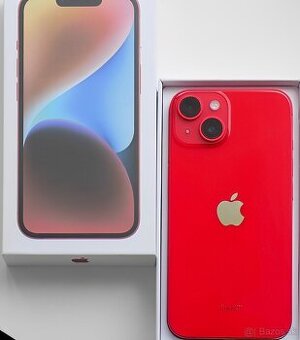 iPhone 14 Red BATERIE 100% TOP