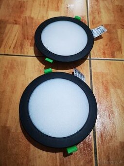 2KS LED stropne svetlo cierne