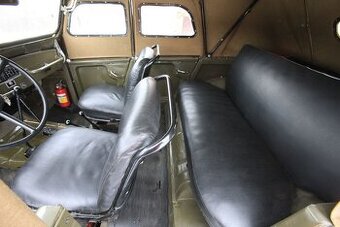 Gaz 69 A - zadní sedadlo a opěradlo