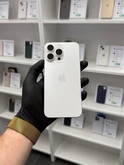 ZÁRUKA 2 ROKY / Apple iPhone 15 Pro Max 512GB White Titan