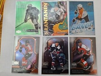 Hokejove karty karticky insert Rantanen McKinnon Bedard