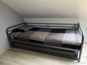 IKEA kovová rozkladacia posteľ