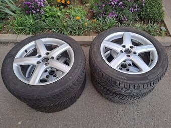 215/55/R17 - Zimná sadá originál Volkswagen 5x112 - DOT23