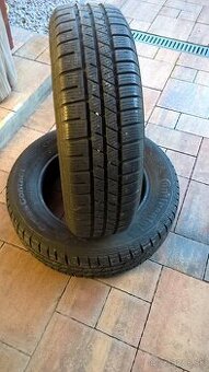 2 ks ZIMNÉ 195/70 R16 94H CONTINENTAL cca 8 mm  LEN 15-€/kus