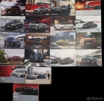 🔥 PREDÁM ORIGINÁLNE 📘 AUDI KATALÓGY / PROSPEKTY