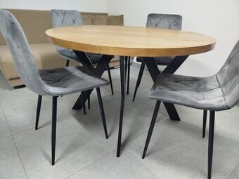 Jedálenský stôl 120 bukovy masiv