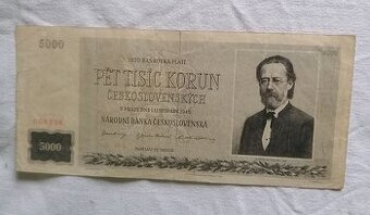 bankovka 5000kčs