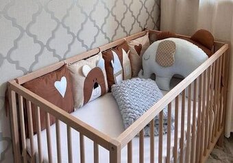 Bavlnený mantinel do postieľky