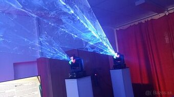 RGB laser otočné hlavy 2W