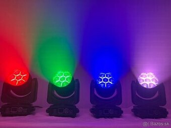 4x LED Wash,Beam 7x40W + Bagy + Wireless