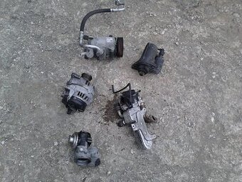 alternator, starter, klima, spojka, octavia II fabia 2