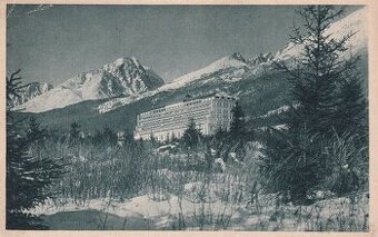 Staré pohľadnice Vysoké Tatry, sanatórium, ústav