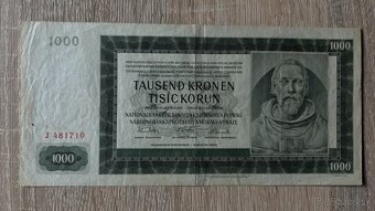Bankovky Protektorát ČaM Neperforované UNC/aUnc