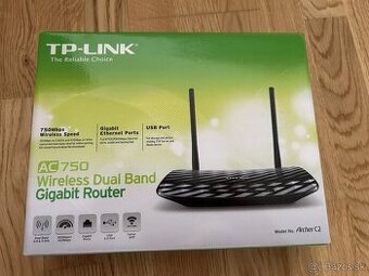 Predám Wifi Router TP-Link Archer C2 AC750