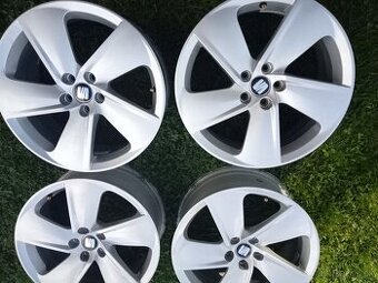 Seat 17"5x100 ET 46 orig.hliníkové disky +Fabia,Polo