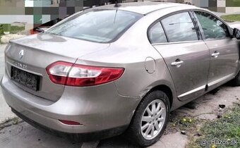 Renault Fluence 1.5 dCi 2012 predám MOTOR K9KG8, DVERE, TRYS