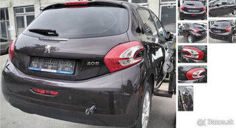 PEUGEOT 208 1.2 2013 PREDÁM DVERE, NÁRAZNÍK, piate dvere