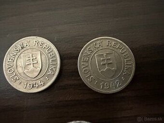 Slovenský Štát mince 1KS 1944 a rozne