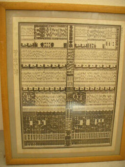 Predám vzácny original  japonský zvitok z ligy SUMO