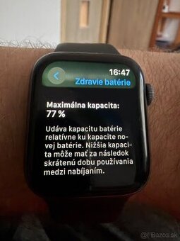 Apple watch 4 44mm aluminium gps
