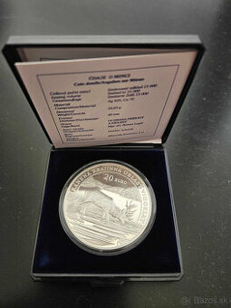 Strieborná zberateľská eurominca Vihorlat