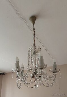 Starožitný krištálový luster