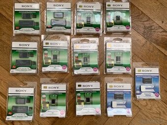Predám pamäťové karty Sony Memory Stick Micro a adptéry