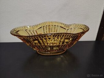 MISA  Art medové sklo brusena