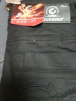 Predám Dámske Čierne Rifle Tenké č.31 (NOVĚ)