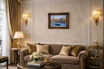 OBRAZ - Olejomaľba - Benátky