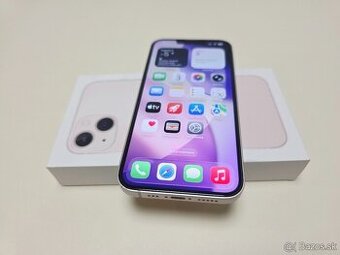 APPLE IPHONE 13 128GB PINK,ZDRAVIE BATERKY 100%
