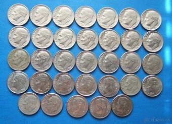 mince usa - 10 a 5 cents - sady a kusovky